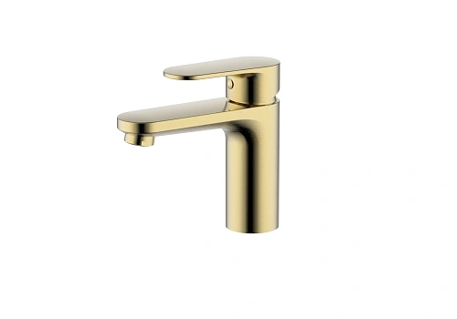 Смеситель для раковины Aquatek НИКА AQ1810BG золото шлифованное Смеситель для раковины Aquatek НИКА AQ1810BG золото шлифованное