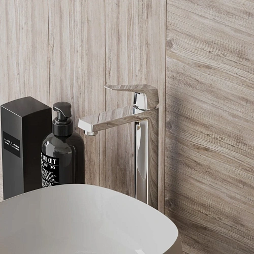 Смеситель для раковины Paini Bari RTCR205LL без донного клапана, высокий Смеситель для раковины Paini Bari RTCR205LL без донного клапана, высокий