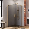 Душевой уголок CEZARES SLIDER-AH-2-70/80-80/90-GRIGIO-BORO 70-80x80-90см стекло тонированное (графит), профиль брашированное золото Душевой уголок CEZARES SLIDER-AH-2-70/80-80/90-GRIGIO-BORO 70-80x80-90см стекло тонированное (графит), профиль брашированное золото