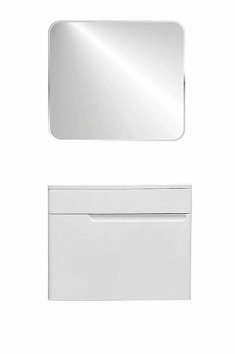 Тумба с раковиной Эстет Kare Luxe ФР-00007080 700х450 подвесная 1 ящик Тумба с раковиной Эстет Kare Luxe ФР-00007080 700х450 подвесная 1 ящик