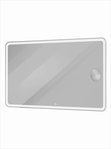 Зеркало BelBagno SPC-MAR-1400-800-LED-TCH-LNZ с подсветкой и встроенной линзой 3-х кратного увеличения Зеркало BelBagno SPC-MAR-1400-800-LED-TCH-LNZ с подсветкой и встроенной линзой 3-х кратного увеличения