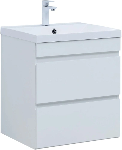 Тумба с раковиной Aquanet Нота new 58 00335870 белый глянец Тумба с раковиной Aquanet Нота new 58 00335870 белый глянец