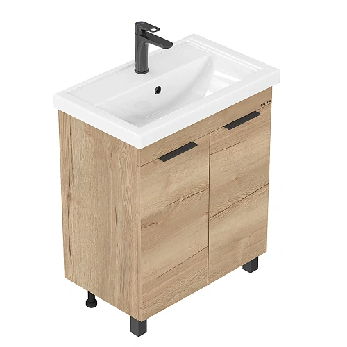 Тумба под раковину Onika Легран 70 см 107067 напольная, дуб галифакс (для Фостер 70) Тумба под раковину Onika Легран 70 см 107067 напольная, дуб галифакс (для Фостер 70)