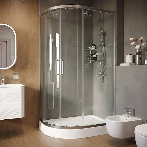 Душевой уголок STWORKI Лунд 120x80 см профиль хром матовый 409005 Душевой уголок STWORKI Лунд 120x80 см профиль хром матовый 409005