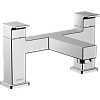 Картинка анонса товара «смеситель для ванны hansgrohe vernis shape 71452000, хром на 2 отверстия»
