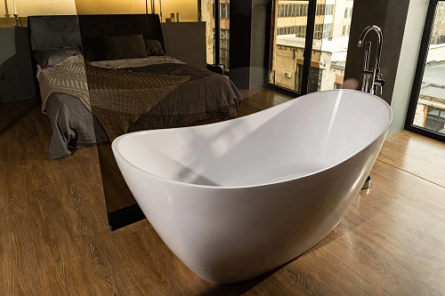 Ванна отдельностоящая Marmo Bagno Верона 170х80 MB-VR170x80 из искусственного камня Ванна отдельностоящая Marmo Bagno Верона 170х80 MB-VR170x80 из искусственного камня