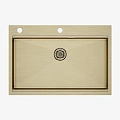 Кухонная мойка Paulmark KRONER-PRO 75, PM707551-BG, брашированное золото, 750х510мм Кухонная мойка Paulmark KRONER-PRO 75, PM707551-BG, брашированное золото, 750х510мм