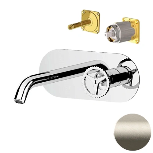 Смеситель для раковины Remer Chrono CH15LKBXV, сталь Смеситель для раковины Remer Chrono CH15LKBXV, сталь