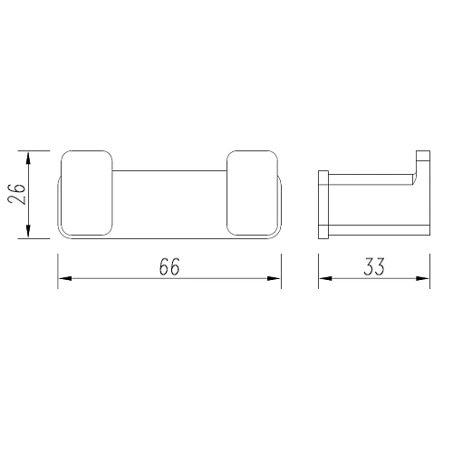 Крючок AQUAme Tivoli AQM7302CR хром Крючок AQUAme Tivoli AQM7302CR хром