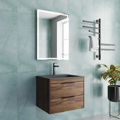 Тумба под раковину Vincea Chiara 2D 600 VMC-2C2600CO подвесная, C.Oak Тумба под раковину Vincea Chiara 2D 600 VMC-2C2600CO подвесная, C.Oak