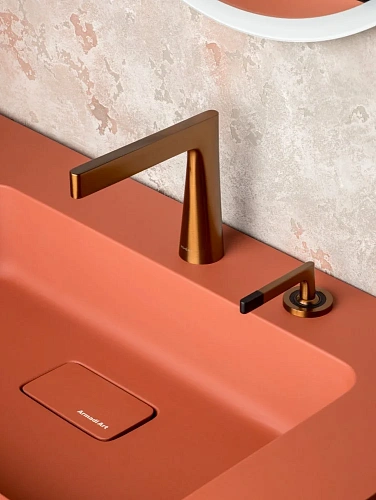 Смеситель для раковины Boheme Duo 161-CB COPPER BRUSHED Смеситель для раковины Boheme Duo 161-CB COPPER BRUSHED