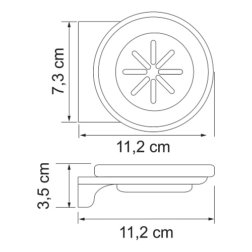 Мыльница WasserKRAFT Kammel K-8329 хром Мыльница WasserKRAFT Kammel K-8329 хром
