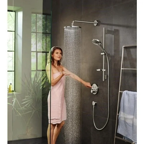 Смеситель для душа hansgrohe ShowerSelect S термостатический 15743000 Смеситель для душа hansgrohe ShowerSelect S термостатический 15743000