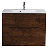 Картинка анонса товара «тумба под раковину belbagno marino-h60-900-2c-so-rw-p подвесная 900x450 rovere moro»
