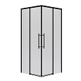 Душевой уголок Niagara Nova NG-6830-34BLACK (100x100x195) квадратная, раздвижная, черный матовый, стекло прозрачное Душевой уголок Niagara Nova NG-6830-34BLACK (100x100x195) квадратная, раздвижная, черный матовый, стекло прозрачное