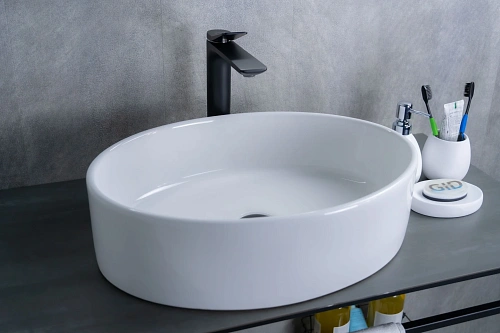 Раковина Gid N9012 51106 накладная белая 50x36x14 Раковина Gid N9012 51106 накладная белая 50x36x14