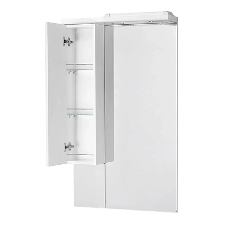 Зеркальный шкаф Aquaton Домус 65 левый белый 1A008202DO01L Зеркальный шкаф Aquaton Домус 65 левый белый 1A008202DO01L