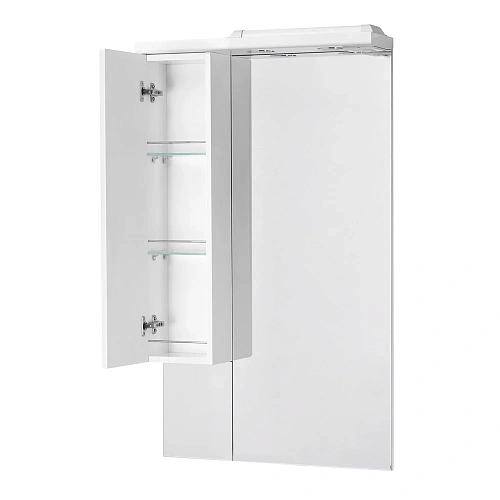 Зеркальный шкаф Aquaton Домус 65 левый белый 1A008202DO01L Зеркальный шкаф Aquaton Домус 65 левый белый 1A008202DO01L