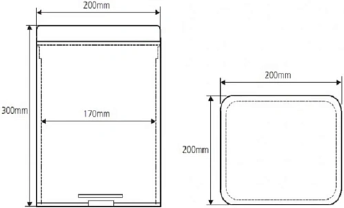 Корзина для мусора Bemeta 125115071 Корзина для мусора Bemeta 125115071