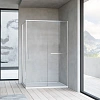 Душевой уголок Vincea Slim Soft VSR-1SS9012CLBN 1200x900, брашированный никель, стекло прозрачное