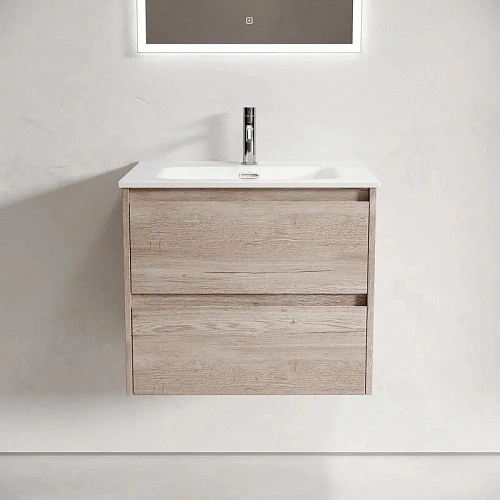 Тумба под раковину Sancos Libra LB60EG 590х450х500 дуб галифакс натуральный, подвесная Тумба под раковину Sancos Libra LB60EG 590х450х500 дуб галифакс натуральный, подвесная