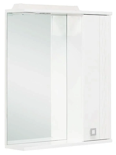 Зеркальный шкаф Onika ЛИГА 52.01 правый 205202 Зеркальный шкаф Onika ЛИГА 52.01 правый 205202