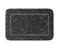 Коврик WasserKRAFT Lopau BM-6012 Charcoal Gray серый Коврик WasserKRAFT Lopau BM-6012 Charcoal Gray серый