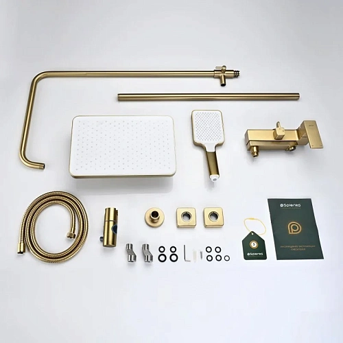 Душевая система Splenka S01.24.03, золотой сатин Душевая система Splenka S01.24.03, золотой сатин
