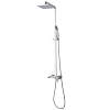 Душевая система Lemark Contest LM5862CW, хром/белый