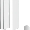 Душевой уголок Allen Brau Priority 90x100 3.31026.BA + 3.31047.BA серебро браш Душевой уголок Allen Brau Priority 90x100 3.31026.BA + 3.31047.BA серебро браш