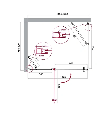 Душевой уголок BelBagno ETNA-AH-12-120/80-C-Cr 120x80 см, профиль хром, стекло прозрачное Душевой уголок BelBagno ETNA-AH-12-120/80-C-Cr 120x80 см, профиль хром, стекло прозрачное