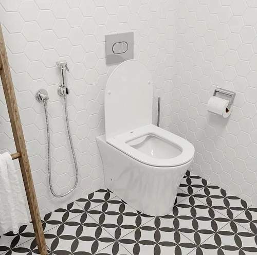 Унитаз приставной Ceruttispa ADIGE F CT8907 безободковый, сиденье микролифт Унитаз приставной Ceruttispa ADIGE F CT8907 безободковый, сиденье микролифт