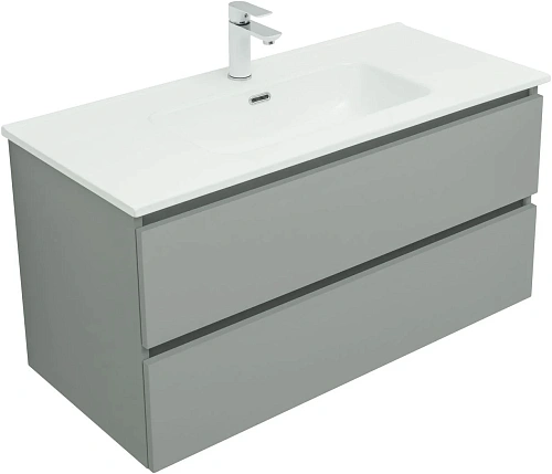 Тумба под раковину Aquanet Вега 2.0 100 мисти грин 00337957 подвесная Тумба под раковину Aquanet Вега 2.0 100 мисти грин 00337957 подвесная