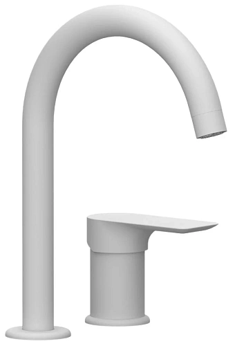 Смеситель для раковины Remer Infinity I57BO, белый матовый Смеситель для раковины Remer Infinity I57BO, белый матовый