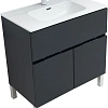 Комплект мебели Aquanet Алвита New 80 1 ящик, 2 дверцы, антрацит 00274215 Комплект мебели Aquanet Алвита New 80 1 ящик, 2 дверцы, антрацит 00274215