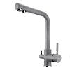 Смеситель для кухни Aquaton Руан серый 1AX004FCXX230 Смеситель для кухни Aquaton Руан серый 1AX004FCXX230
