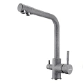 Смеситель для кухни Aquaton Руан серый 1AX004FCXX230 Смеситель для кухни Aquaton Руан серый 1AX004FCXX230
