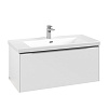 Картинка анонса товара «тумба под раковину villeroy &amp; boch subway 3.0 с подсветкой pure white / pure white c569l0vf»