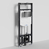 Картинка анонса товара «инсталляция для унитаза wasserkraft alme 15tlt.010.me.pb04 с клавишей смыва черный»
