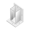 Душевой уголок NEW TRENDY ALTA 80x90x195 K-0445 (хром) Душевой уголок NEW TRENDY ALTA 80x90x195 K-0445 (хром)