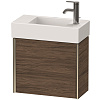 Картинка анонса товара «тумба под раковину duravit xviu xv4232rb121 подвесная 48.4 см орех темный»