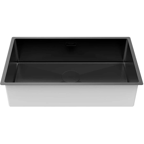 Кухонная мойка Paulmark NEXT 74 UNI, PM217444-MBN, матовый черный, 740х440мм 1,2мм Кухонная мойка Paulmark NEXT 74 UNI, PM217444-MBN, матовый черный, 740х440мм 1,2мм