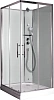 Душевая кабина Timo Premium ILMA 101 с крышей, хамам и стульчиком 100x100x222