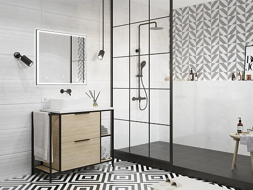 Вставка Cersanit Calacatta узор белый 29,8x59,8 KT2L051 Вставка Cersanit Calacatta узор белый 29,8x59,8 KT2L051