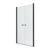 Картинка анонса товара «душевая дверь new trendy new soleo black двойные двери 170x195 d-0250a (черный)»