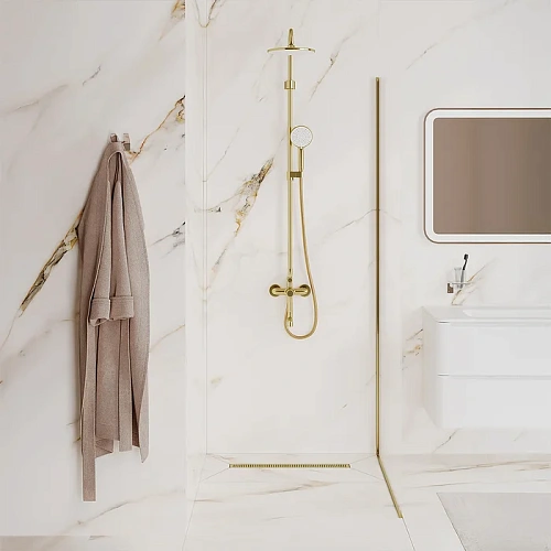 Душевой лоток IDDIS Perfex (975B6MG20DZ) комбинированный 600мм, золото Душевой лоток IDDIS Perfex (975B6MG20DZ) комбинированный 600мм, золото