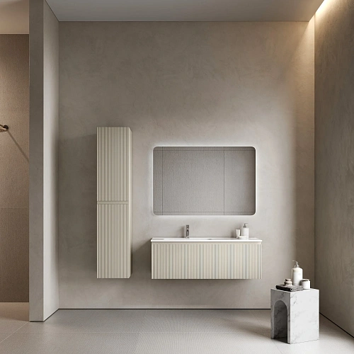 Тумба под раковину SANCOS Snob SNR1.0120LCE R 1.0 1195х445х406 Beige Soft подвесная Тумба под раковину SANCOS Snob SNR1.0120LCE R 1.0 1195х445х406 Beige Soft подвесная