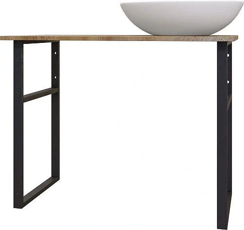 Консоль с раковиной DIWO Элиста 100 светлое дерево, Moduo 55 Leaf 555421 Консоль с раковиной DIWO Элиста 100 светлое дерево, Moduo 55 Leaf 555421