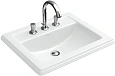 Раковина Villeroy & Boch Hommage 52.5 x 63 см CeramicPlus 7102A1R1 встраиваемая Раковина Villeroy & Boch Hommage 52.5 x 63 см CeramicPlus 7102A1R1 встраиваемая