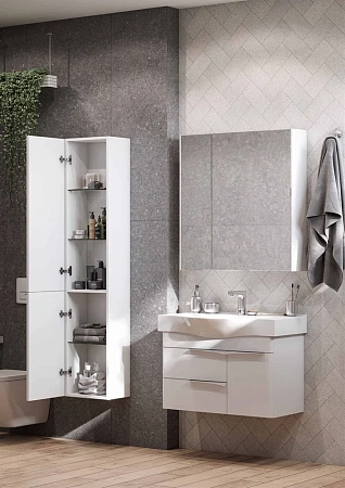 Шкаф-пенал Aquaton Беверли левая белый 1A235403BV01L Шкаф-пенал Aquaton Беверли левая белый 1A235403BV01L